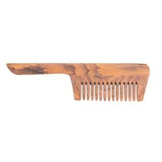 Author Shesham Wide Tooth Handle Comb wooden comb - AUTHOR