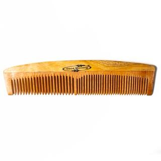 Neem Wood Long Curved Comb wooden comb - Good Morning