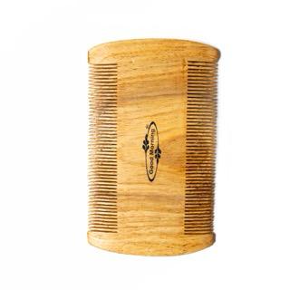 Neem Wood Round Dual-Sided Comb wooden comb - Good Morning